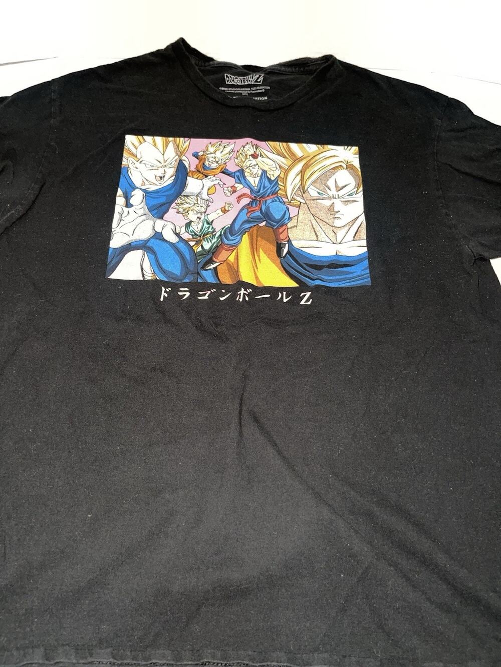 Vintage Black Dragon Ball Z Graphic T-Shirt Men's Size L